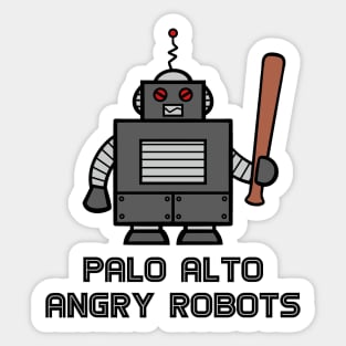 Palo Alto Angry Robots - Minorest League Baseball Sticker